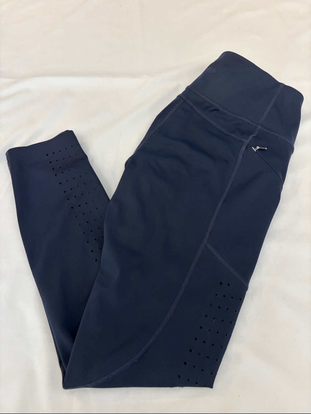 Athleta Women’s Navy High-Rise yoga, Running Performance Leggings, XS